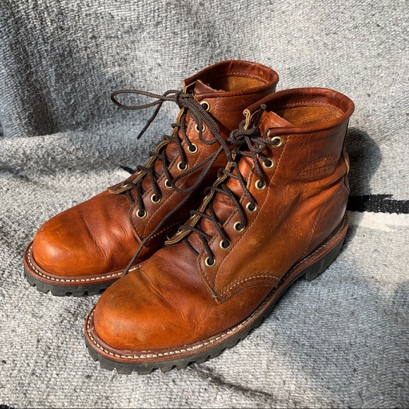 Chippewa Service Boots w/ Vibram Lug Sole - Picture 7 of 12